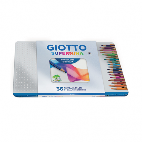 Lápices Supermina Lata X 36 Colores