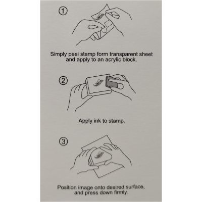 Sello De Goma Guarda Rosas - Imagen 2