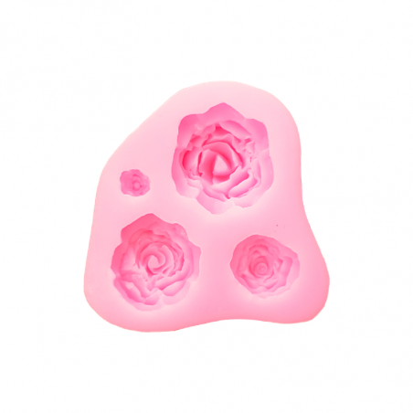 Molde De Silicona Rosas 7 X 6 Cm G76-002R6