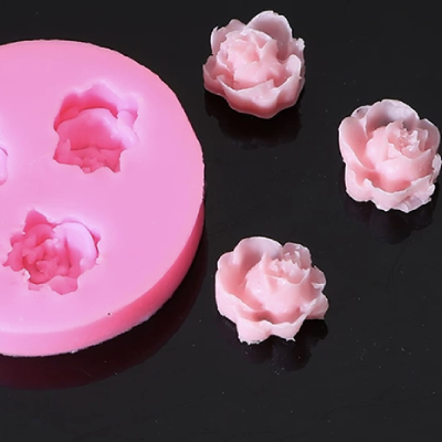 Molde De Silicona Rosas Chicas 4 X 4 Cm H01-002W6 - Imagen 2