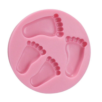 Molde De Silicona Pies 9 X 9 Cm H01-005A6