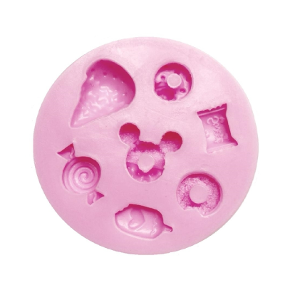 Molde De Silicona Candy 8 X 8 Cm G46-018F10