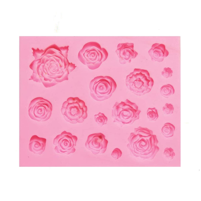 Molde De Silicona Flores Surtidas 12 X 10 Cm G72-040H5