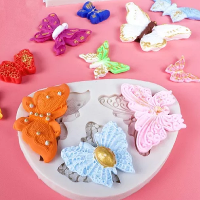 Molde De Silicona Mariposas 9 X 7 Cm H11-013O7 - Imagen 2