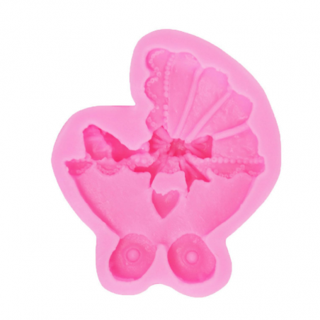 Molde De Silicona Cochecito 6 X 7 Cm G12-022A4