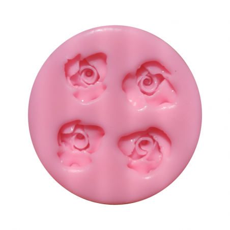 Molde De Silicona Rosas Mini 7 X 7 Cm G83-012B7