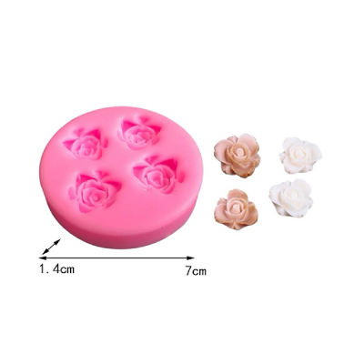 Molde De Silicona Rosas Mini 7 X 7 Cm G83-012B7 - Imagen 2