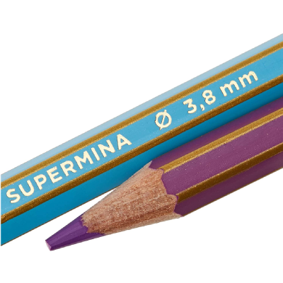 Lápices Supermina X 24 Colores - Imagen 3