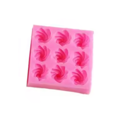 Molde De Silicona Remolino 5 X 5 Cm H15-011A7
