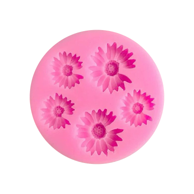 Molde Silicona Margaritas 7 X 7 Cm H01-002K6