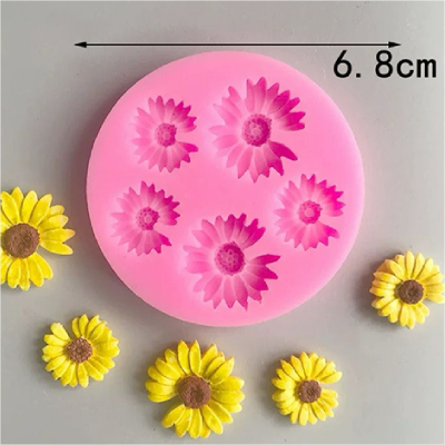 Molde Silicona Margaritas 7 X 7 Cm H01-002K6 - Imagen 2