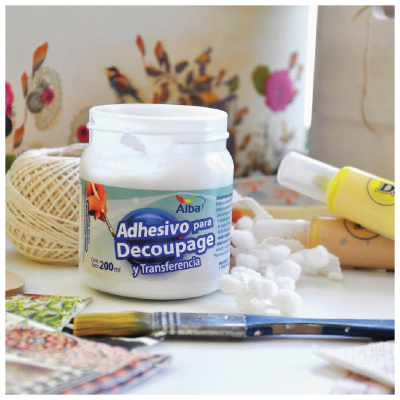 Adhesivo Para Decoupage Y Transferencia X 200 cc - Imagen 2