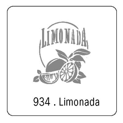 Stencil Limonada (934) 15 X 15 Cm
