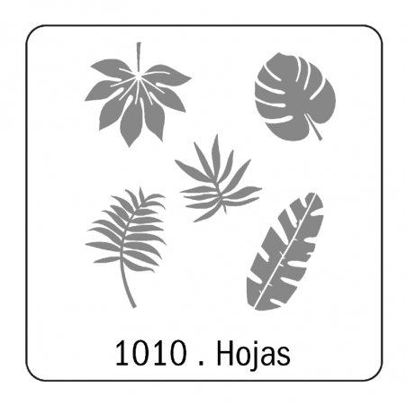 Stencil Hojas (1010) 30 X 30 Cm