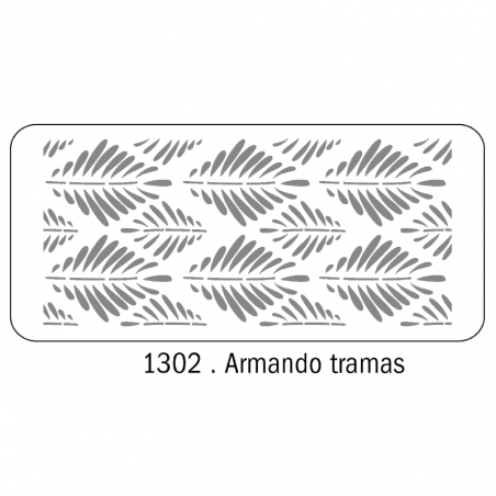 Stencil Armando Tramas (1302) 30 X 60 Cm