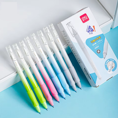 Bolígrafo Tinta Azul Borrable (Cuerpo De Colores) - Imagen 2