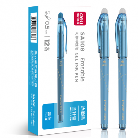 Bolígrafo Tinta Azul Borrable