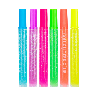 Adhesivo Glitter 6 Colores Neon X 12 Mm - Imagen 2