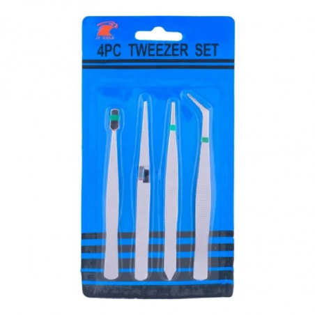 Pinzas Bruselas Set X 4 Acero Inoxidable