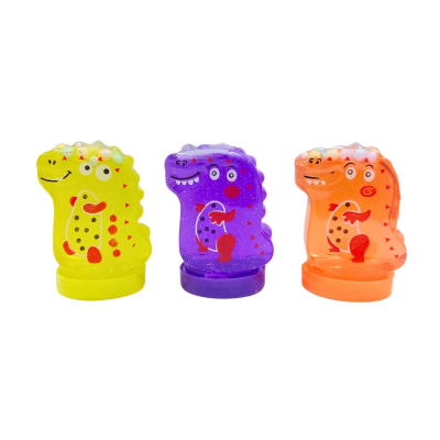 Slime Dinosaurios Con Glitter Y Crunchy - Imagen 2