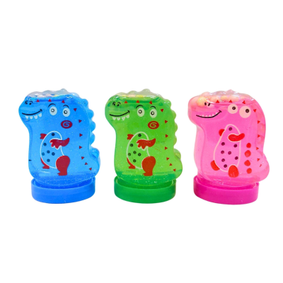 Slime Dinosaurios Con Glitter Y Crunchy - Imagen 3