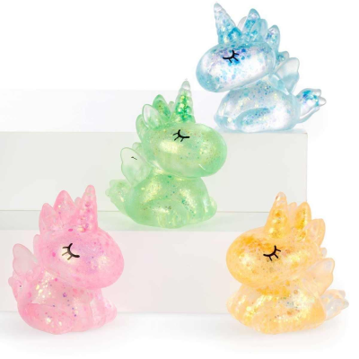 Squishy Unicornio Con Glitter - Imagen 2