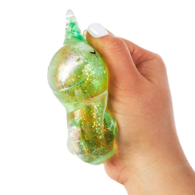 Squishy Unicornio Con Glitter - Imagen 3