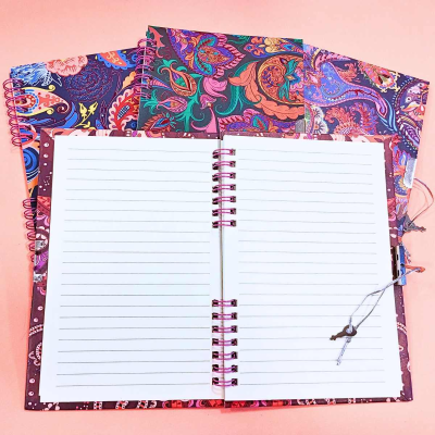 Diario Anillado Con Llave - Imagen 4