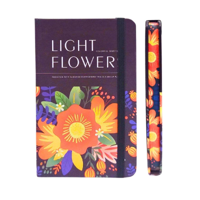 Libreta Hojas Lisas Con Diseño De Flores - Imagen 3