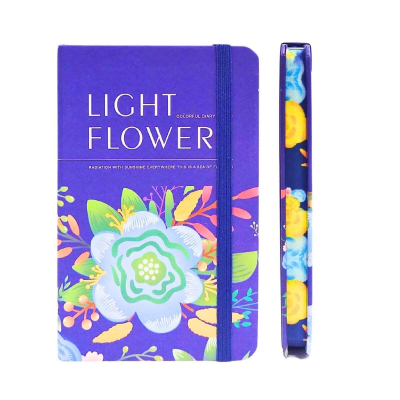 Libreta Hojas Lisas Con Diseño De Flores - Imagen 4