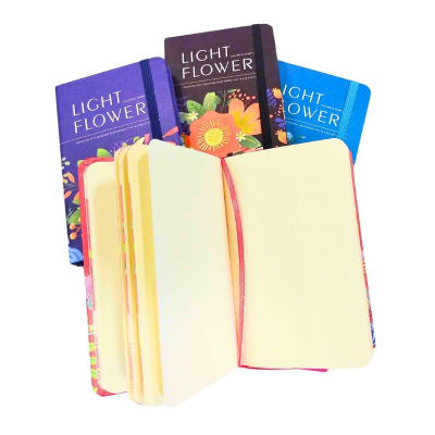 Libreta Hojas Lisas Con Diseño De Flores - Imagen 6