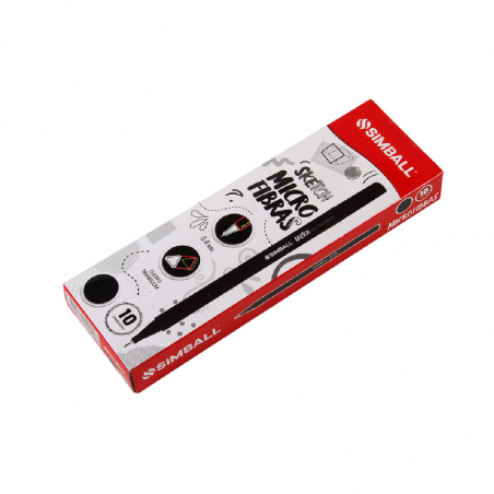 Microfibra Sketch Color Negro