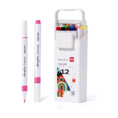 Marcador Acrílico Finenolo X 12 Colores