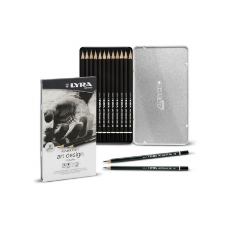 Lápices De Grafito Art Desing Lata X 12 Graduaciones