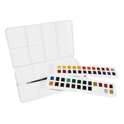 Acuarelas Aquafine Travel Set X 48 Colores - Imagen 2