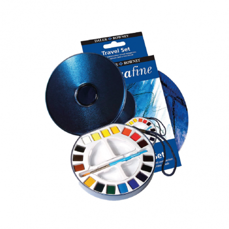 Acuarelas Aquafine Travel Set Lata X 18 Colores