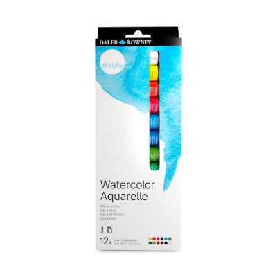 Acuarelas Simply Set X 12 Colores