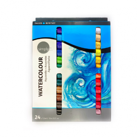 Acuarelas Simply Set X 24 Colores