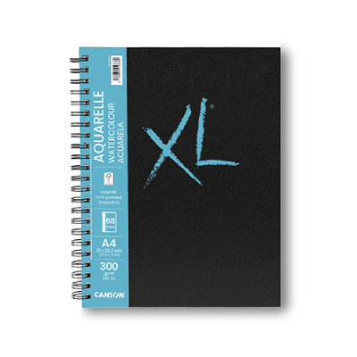 Book Anillado XL Para Acuarela X 34 Hjs 300 Grs A4