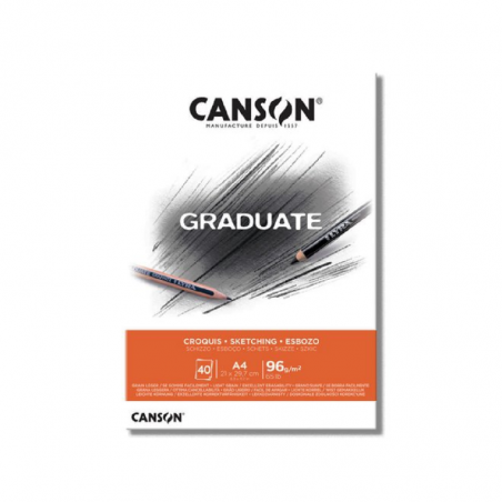 Block Graduate Croquis X 40 Hjs 96 Grs A4