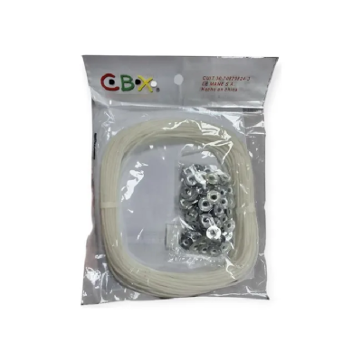 Pabilo 2 Mm X 10 Mts + 100 Ojalillos