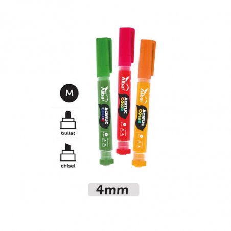 Marcador Acrílico 4 mm  (M)